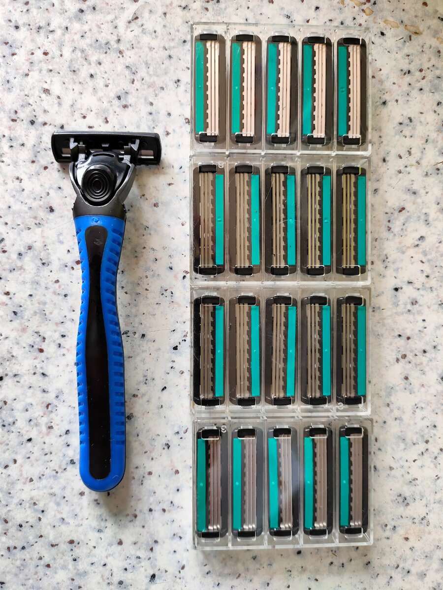 21 лезвие и 1 станок