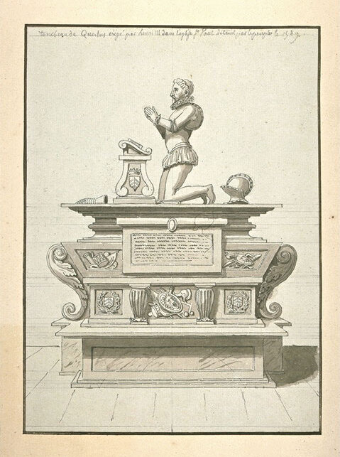 Гробница миньонов, изготовленная по приказу Генриха III. Источник: arts-graphiques.louvre.fr