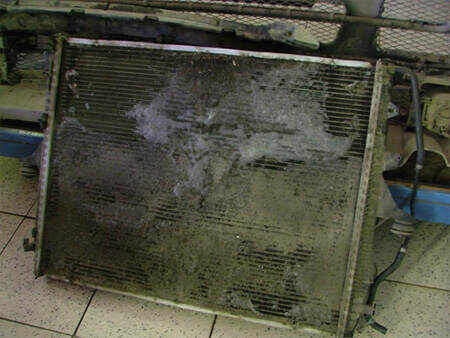 Забитый радиатор