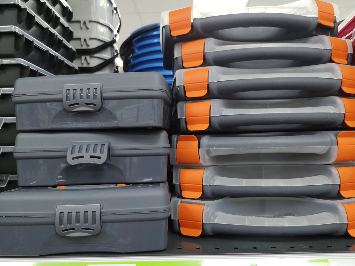 Ящики для хранения мелочей, ценников не нашла