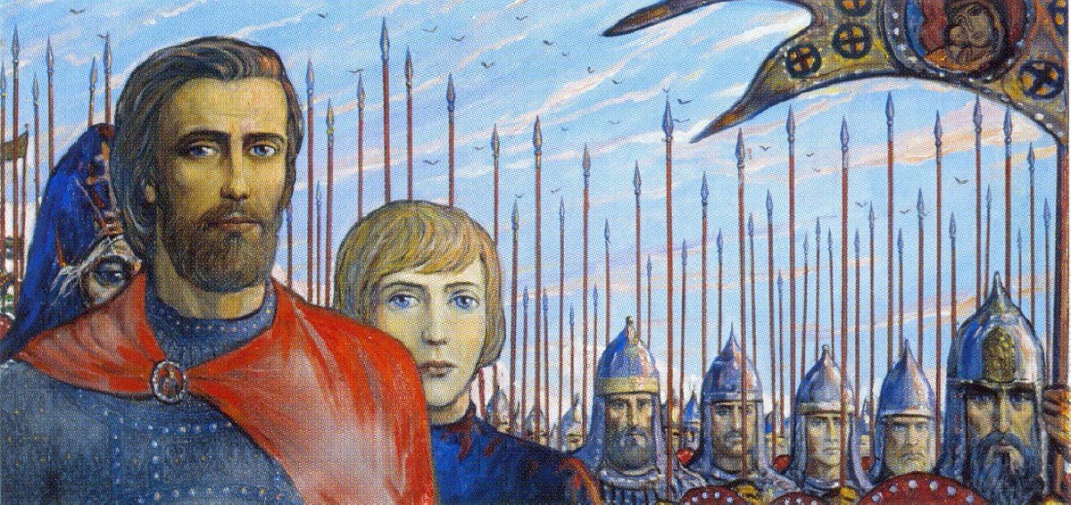 Дмитрий Донской (Великий князь земли Русской). Художник Илья Глазунов.