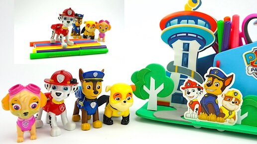 Щенячий патруль поделки, раскраски, пластилин | Игрушкин ТВ | Дзен
