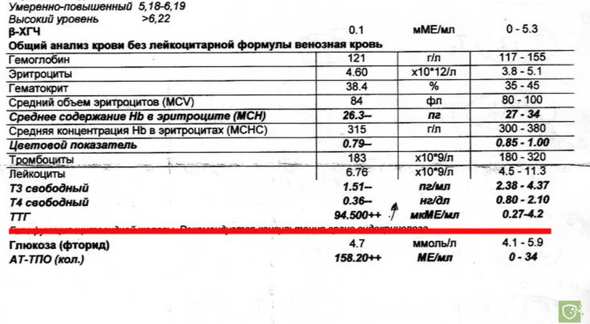 Повышено тпо у женщин