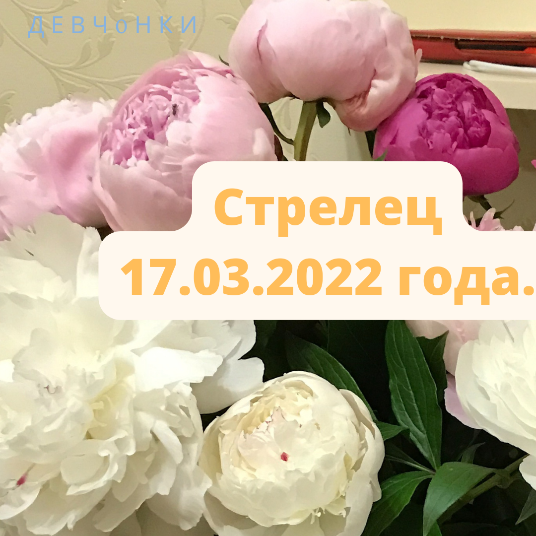 Ежедневный гороскоп для Стрельцов - четверг, 17 марта 2022 года.