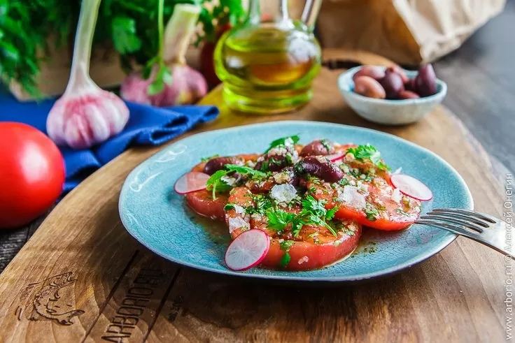 Египетский салат из помидоров