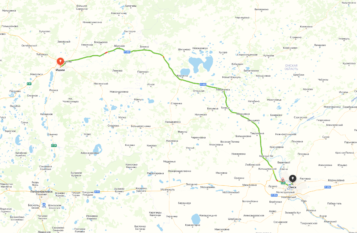 Города в сторону омска. Омск Ишим карта. Карта дороги Ишим Омск. Москва Ишим карта.