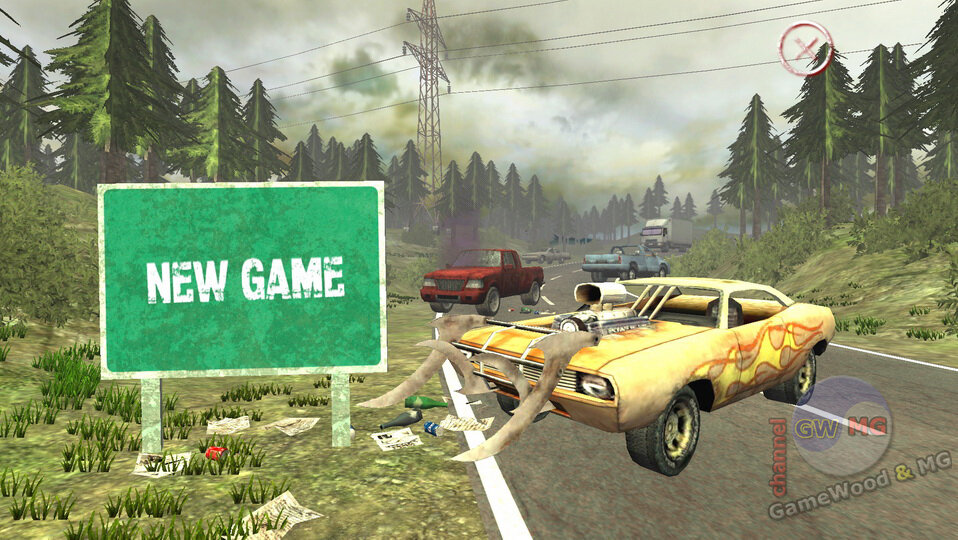 Титульная заставка | «Дорога через Зомбиленд» (Deadlands Road Zombie Shooter) | Android 4.1+