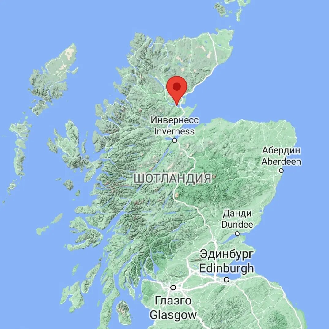 Расположение дистиллерии Balblair