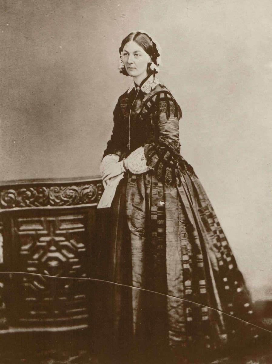 Флоренс Найтингейл, прижизненное фото, автор неизвестен. Примерно 1859 год.