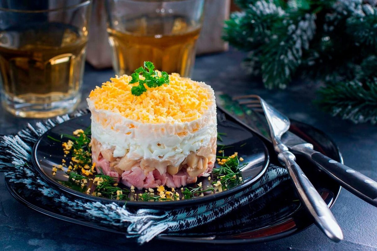 Салат "ДЕНЬ И НОЧЬ"