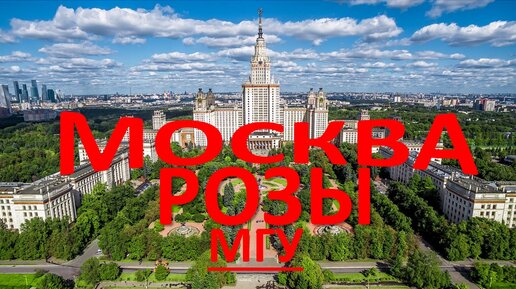 Москва, розы, МГУ - репортаж из розария ботанического сада на Воробьевых горах. 14 канал/По карте Пушкина