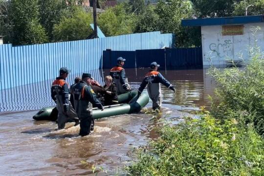    В Забайкалье затопило сотни домов