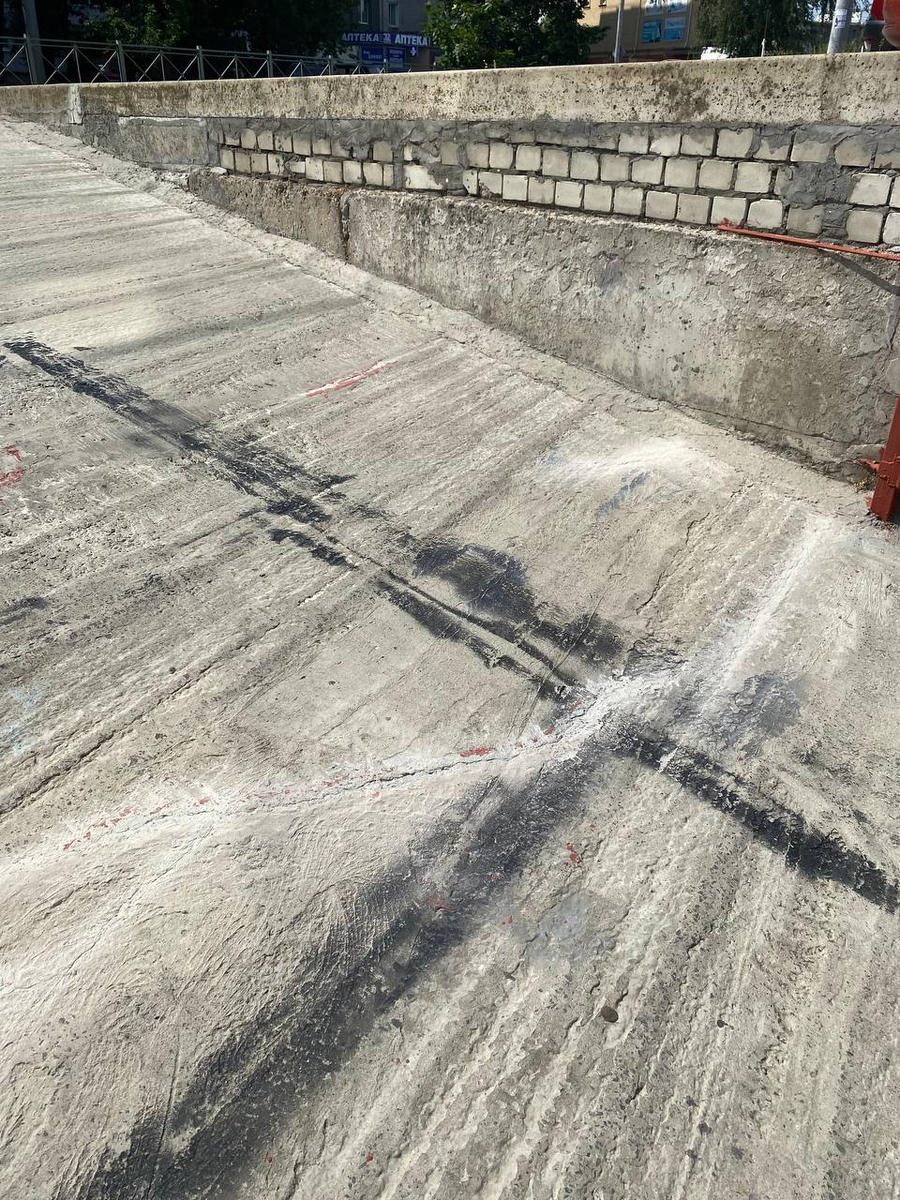 Фото поверхности ДО проведения ремонта