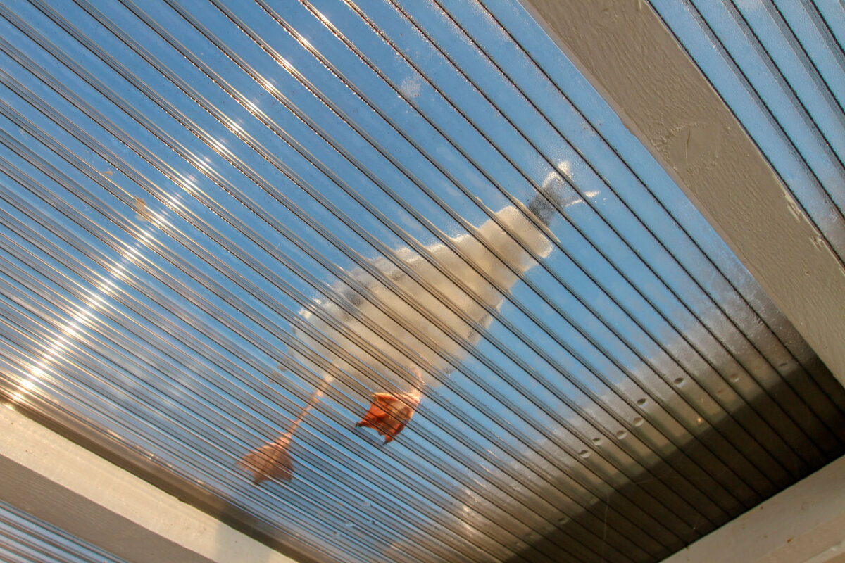 Беседка из поликарбоната своими руками.