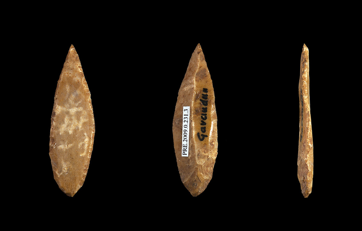 Орудия труда ориньякской культуры