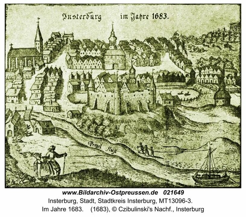 Инстербург в 1683.