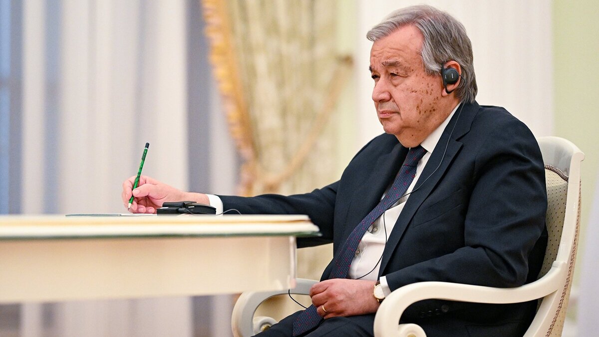    А. Гутерреш© РИА Новости . Владимир Астапкович