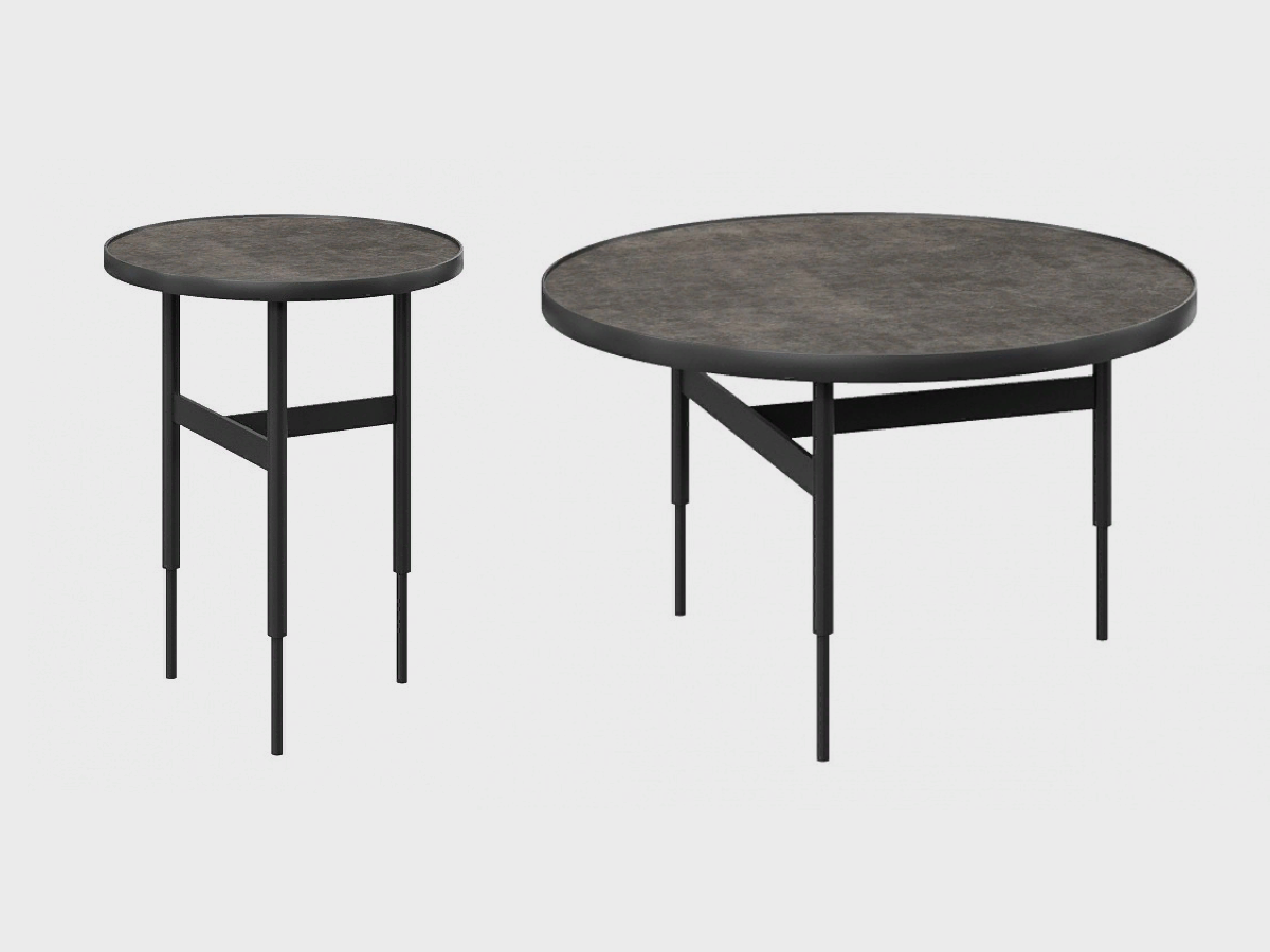 Кофейные столики MET06 и MET07 из коллекции METEORITE