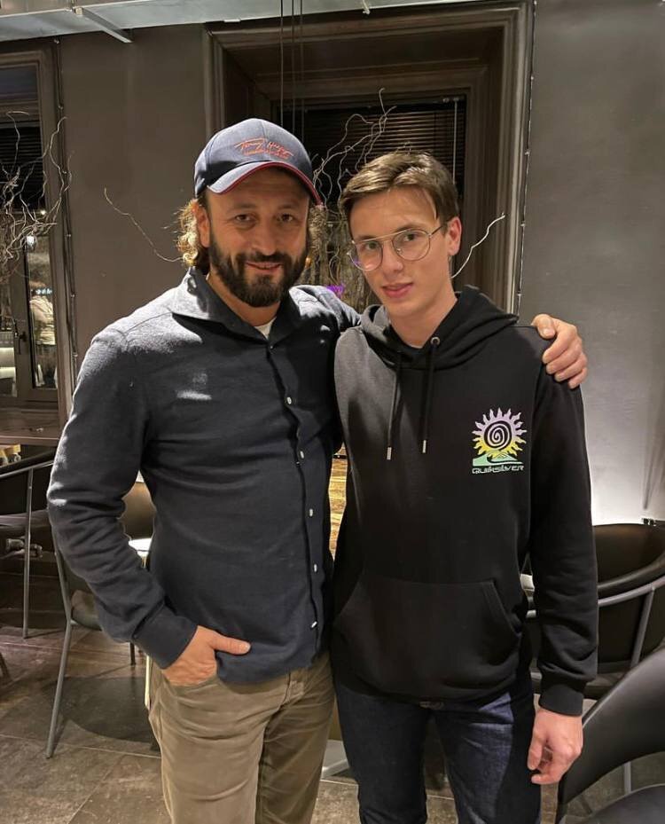    Илья Авербух с сыном Мартином