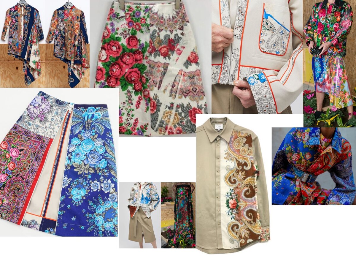 Коллаж коллекций Occhii из открытых источников 