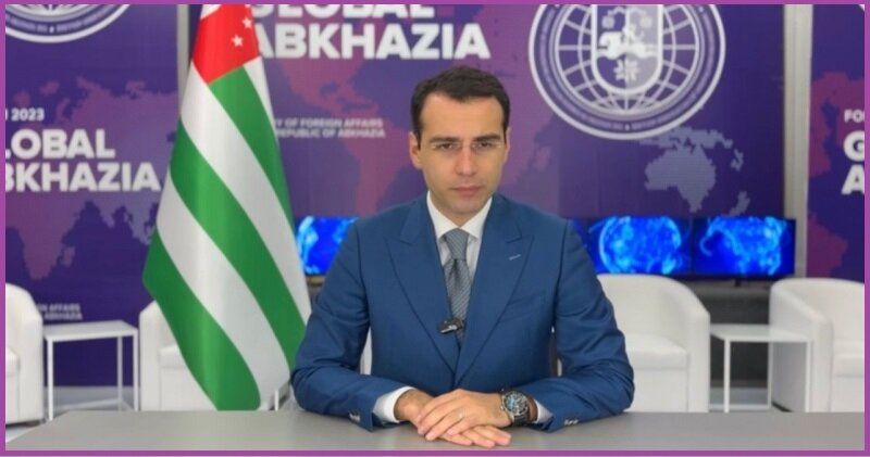 Министр иностранных дел Абхазии Инал Ардзинба. Фото с официального сайта МИД Абхазии