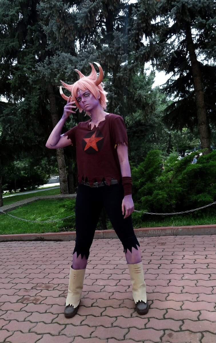 Фото автора, тот самый косплей с зимними сапогами