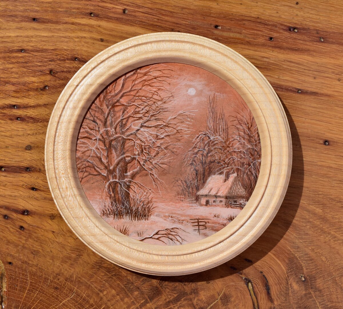 Эту миниатюру я писала по мотивам пейзажа И.К.Айвазовского.