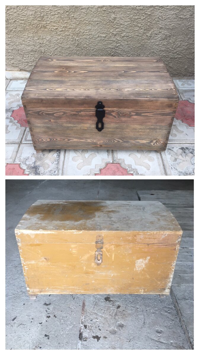 Обновила старый сундук