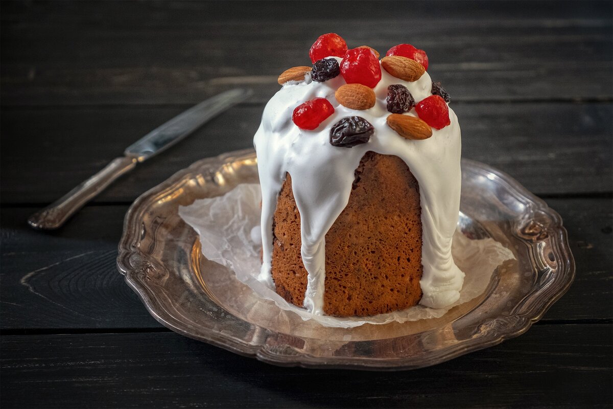 Пасхальный кулич (авторское фото)