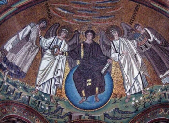 Христос вручает венец святому Виталию