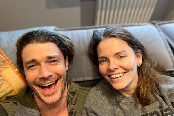 Лиза с мужем Максимом Матвеевым