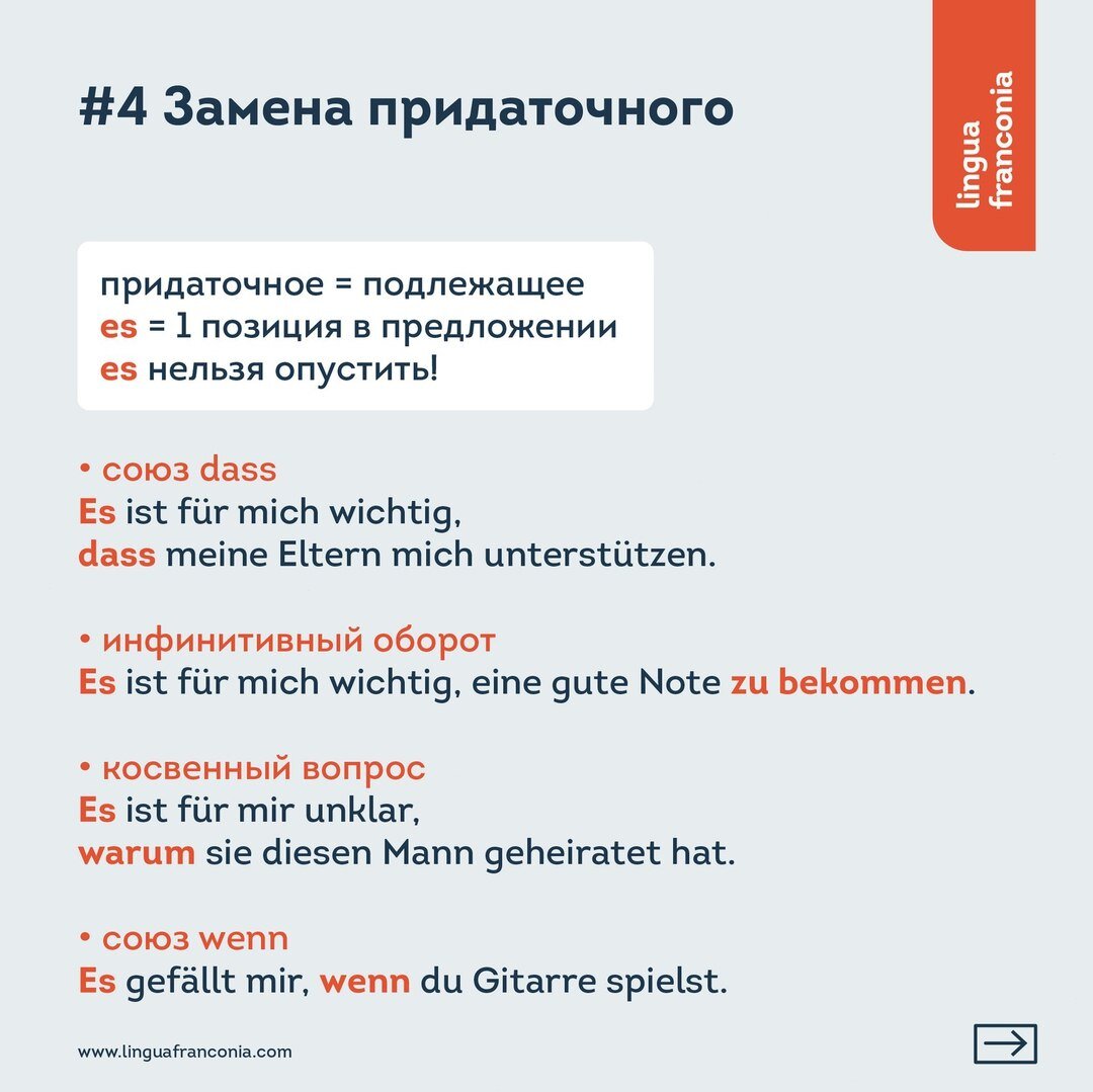 Местоимение es. Многообразие функций в немецком языке | lingua franconia.  Школа немецкого языка | Дзен