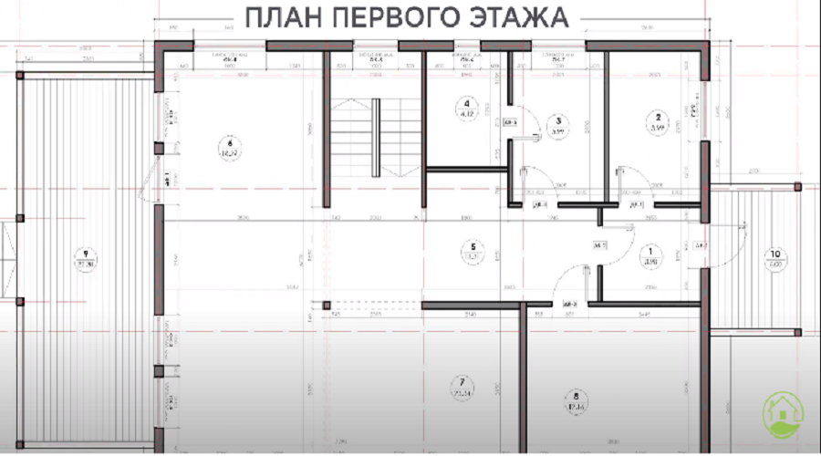 Проектная и новая планировки дома «Нордик»
