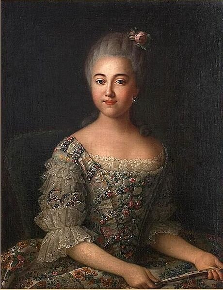 Варвара Петровна до замужества. Портрет работы Аргунова. Public Domain, Wikimedia