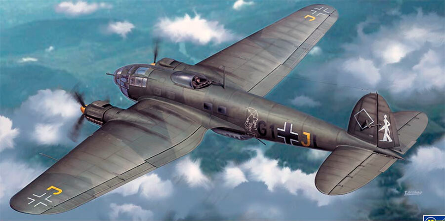 Heinkel He 111 на котором был совершен побег