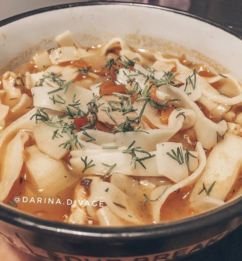Лагман из курицы 