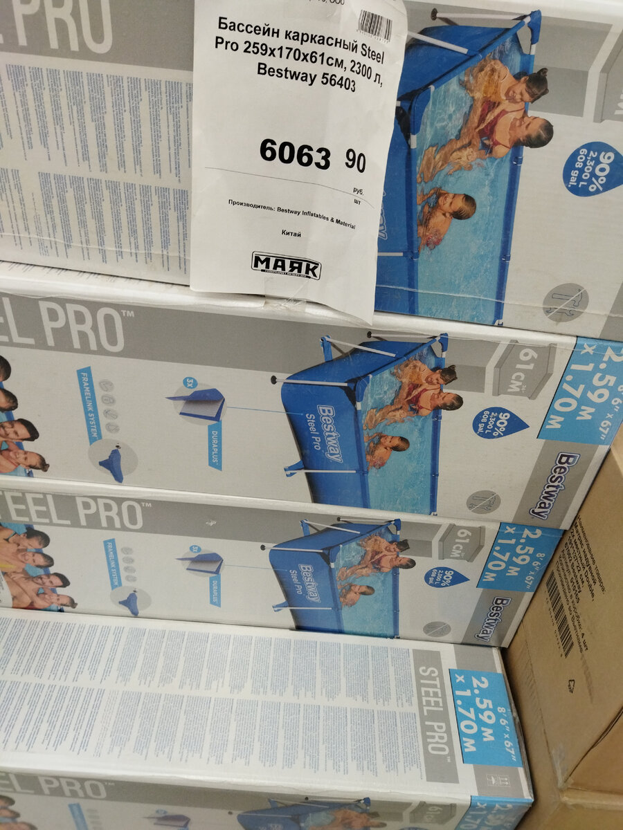 Бассейн каркасный