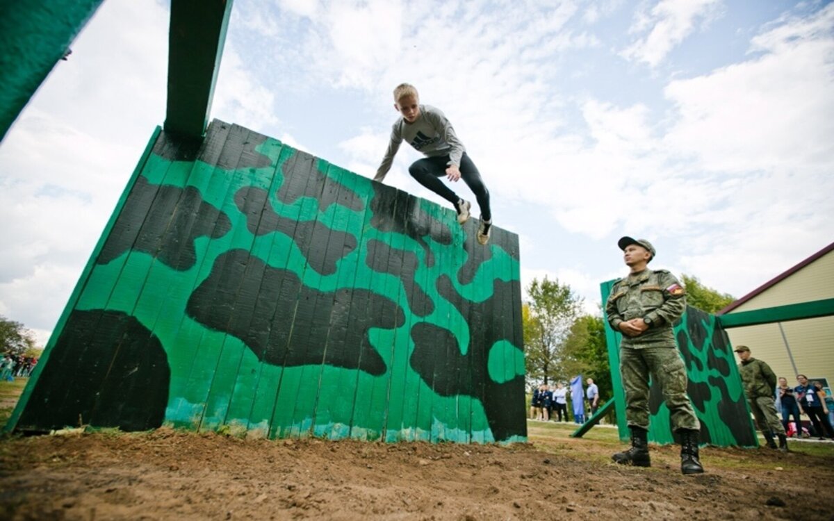 Цель комплекса военно спортивных игр оренбуржья. 8. Туристическая полоса препятствий Зарница Поволжья.