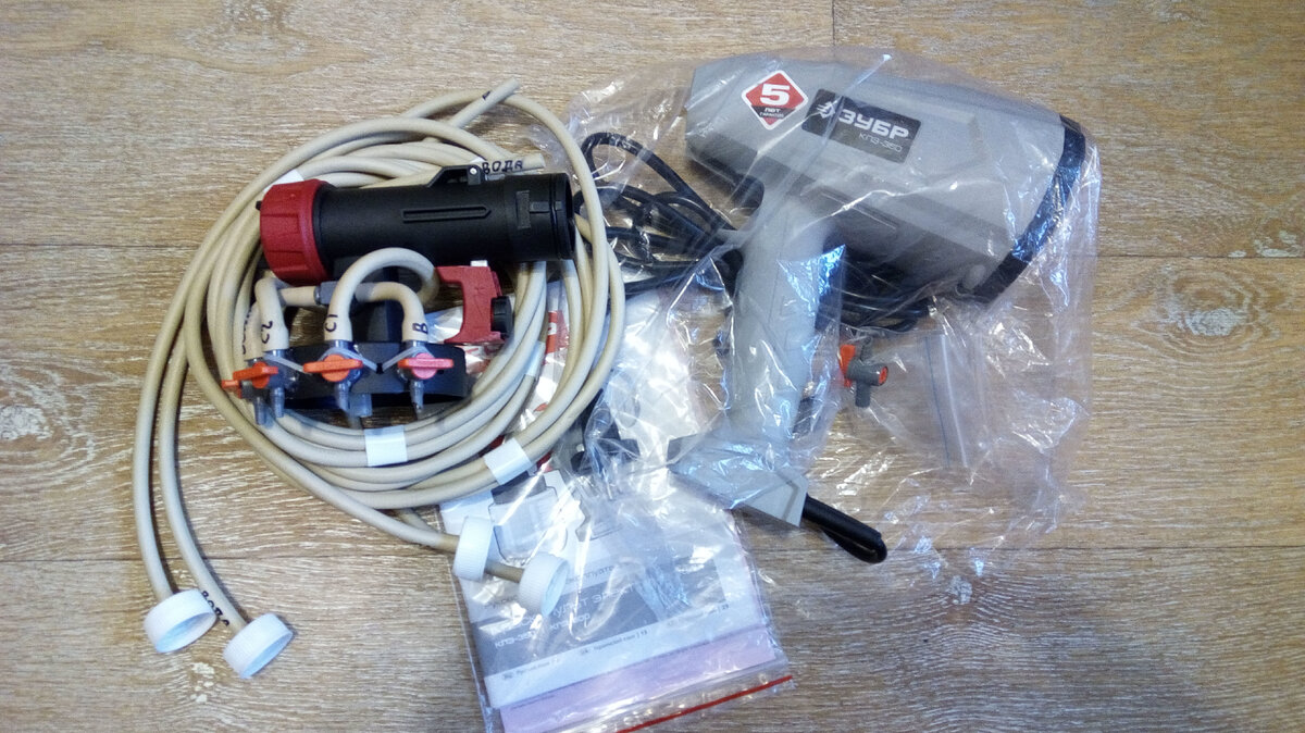 Электрометаллизатор для декоративного хромирования, на основе электрического краскопульта