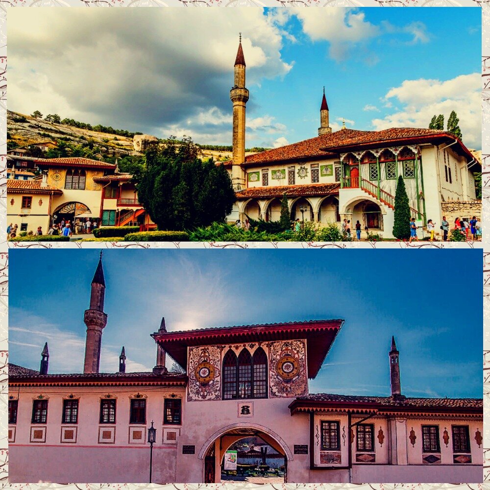 Полуостров Крым. Бахчисарай. Ханский дворец.