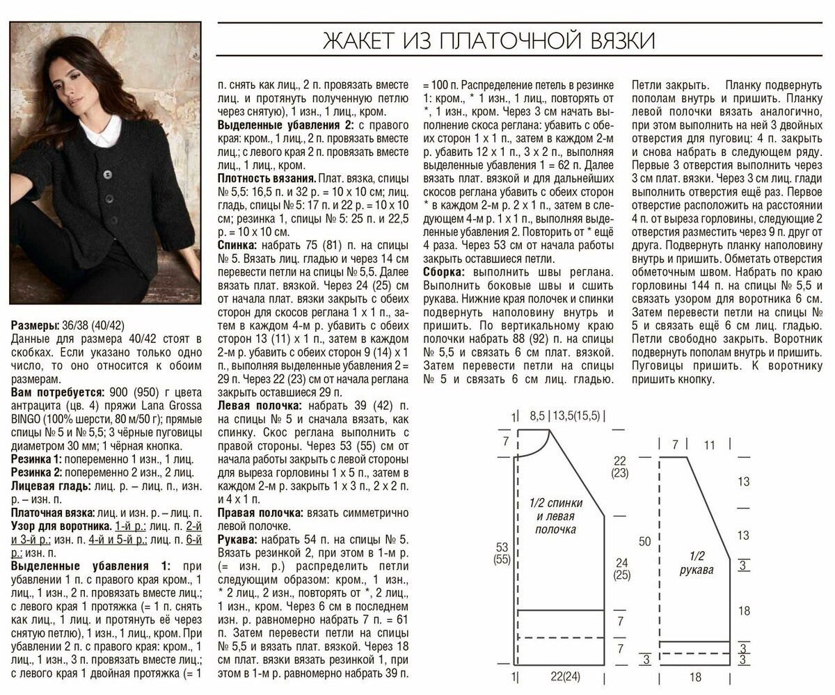 Связать женский жакет спицами схемы и описание моделей
