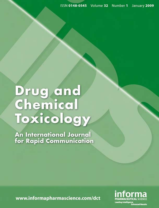 Journal of health science. Drug and Chemical Toxicology. Toxicology Journal. Food and Chemical Toxicology. Eagle drug and Chemical House.