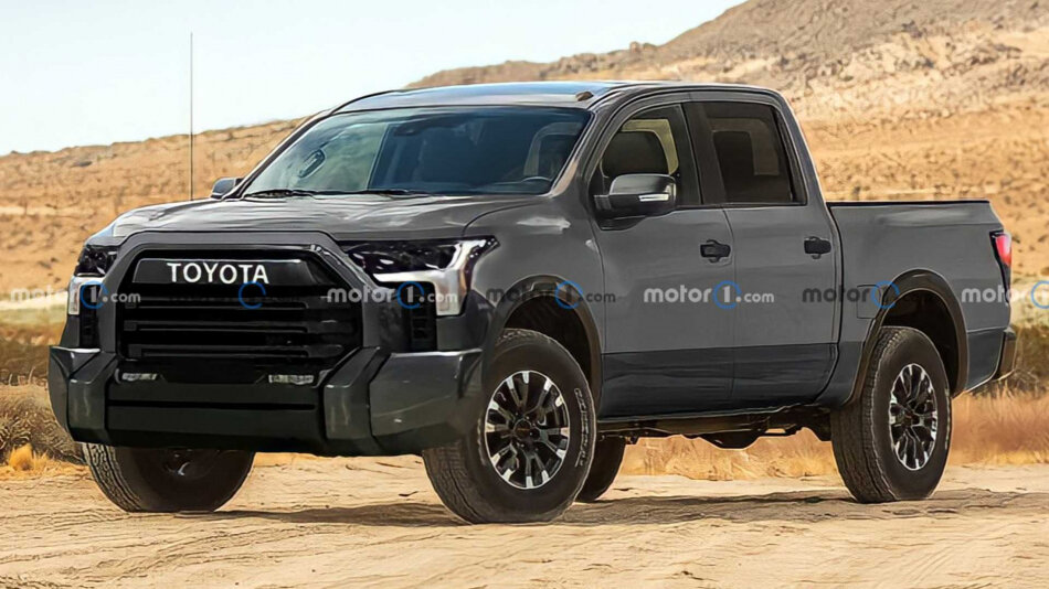 Один из рендеров Toyota Tundra нового поколения