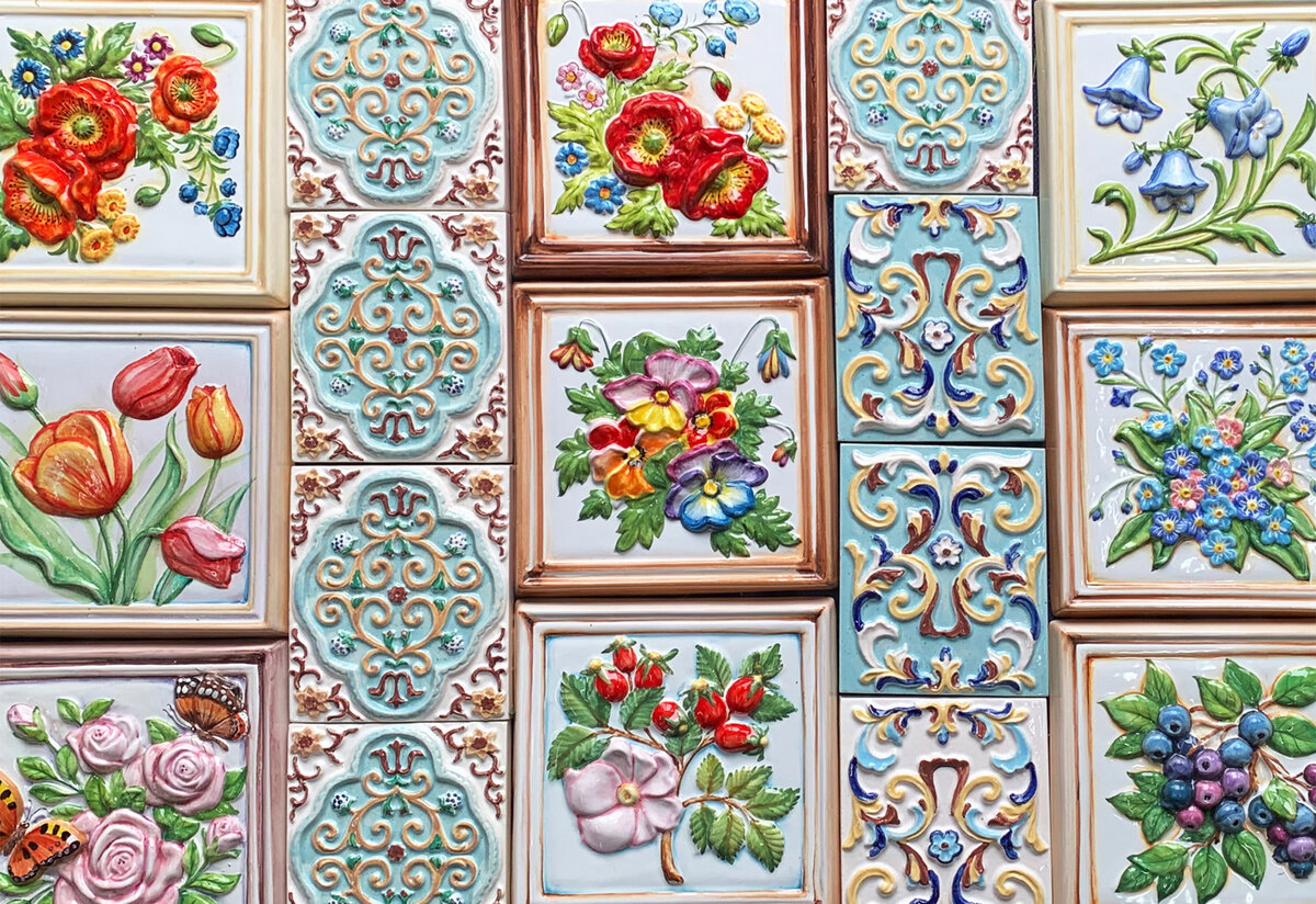 Искусство традиционной турецкой росписи керамики и изразцов Turkish Tile & Ceramic