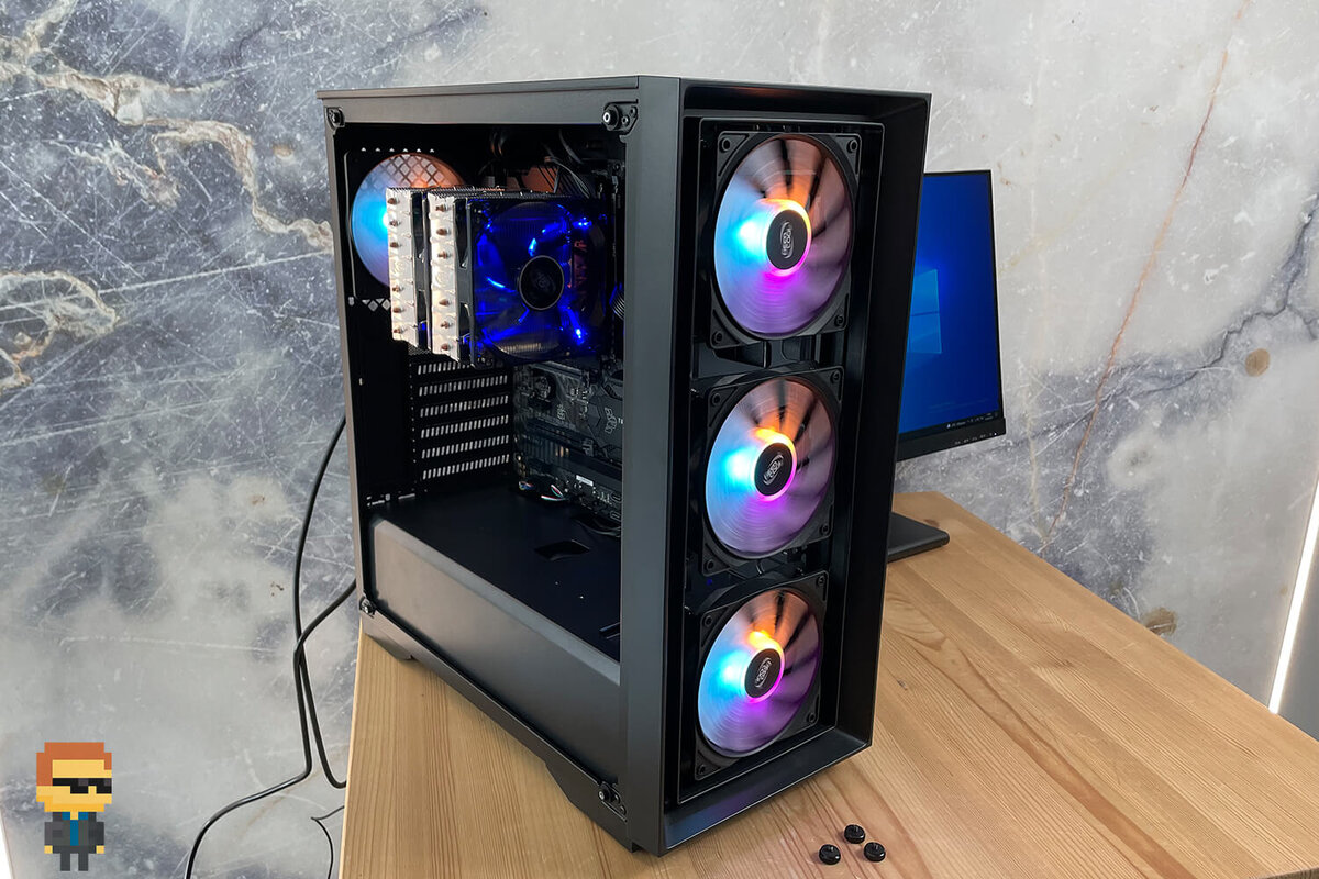 Крутая RGB подсветка DeepCool Matrexx 50 Mesh 4FS