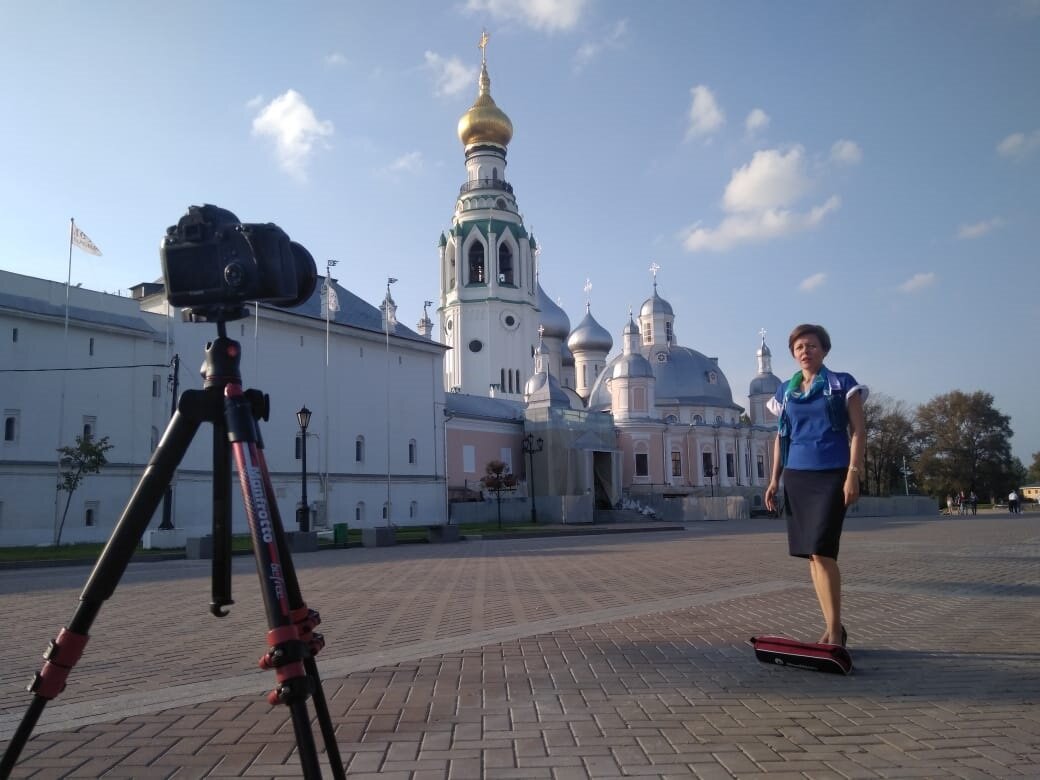 На съемках программы "День ангела"