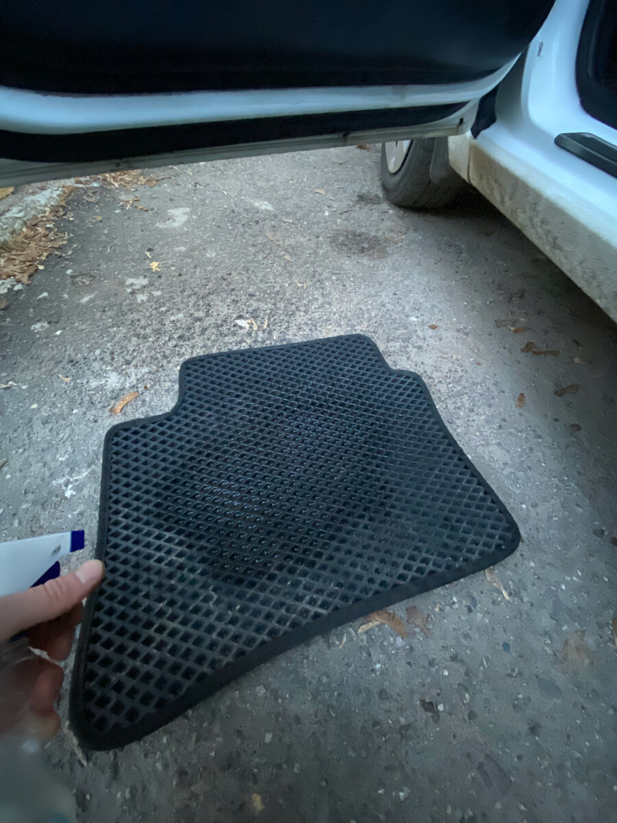 Проверка на водонакопление EVA - коврика.