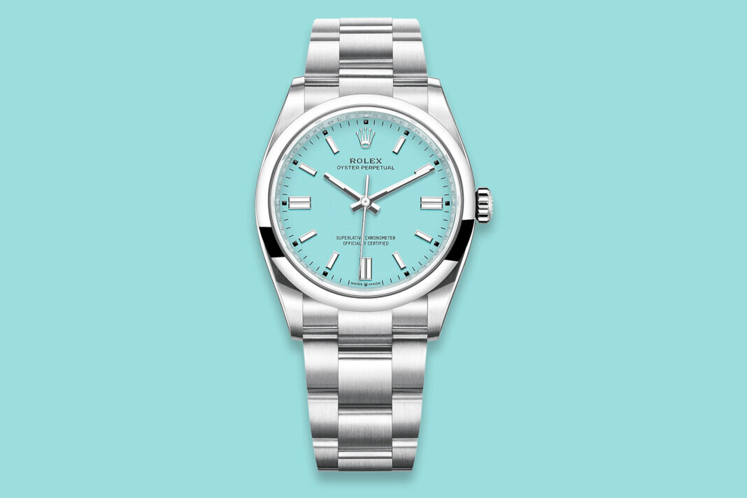 Первые часы в сегодняшней подборке - крутейшие бирюзовые Ролекс
