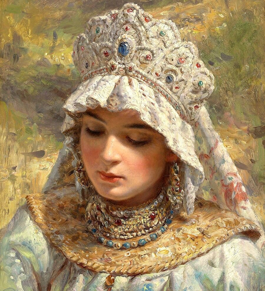 Боярышня, Константин Маковский