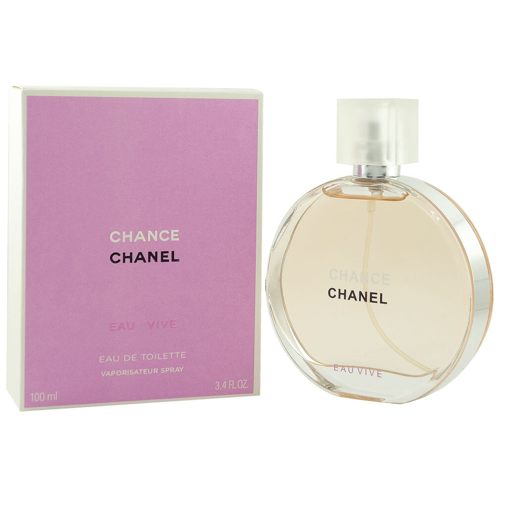 Chance Eau Vive от Chanel
В невероятно популярной коллекции парфюма Chanel Chance тоже имеется летний хит: парфюмер Оливье Польж создал Eau Vive – свежий аромат с нотами грейпфрута, жасмина, мускуса, ветивера и кедра. Эти летние духи очень легкие, молодежные и игривые – они станут прекрасным решением для первой половины дня.
